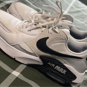Nike White and Black Air Max Sneakers